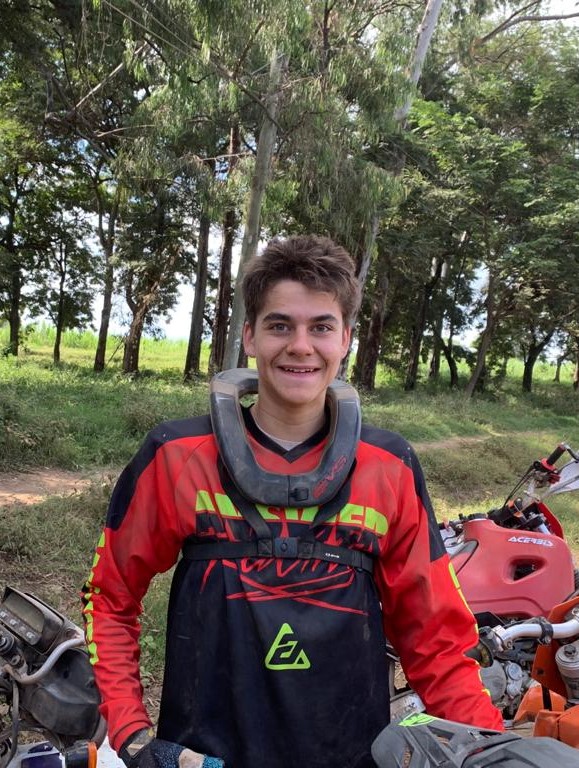 all smiles, Francisco!